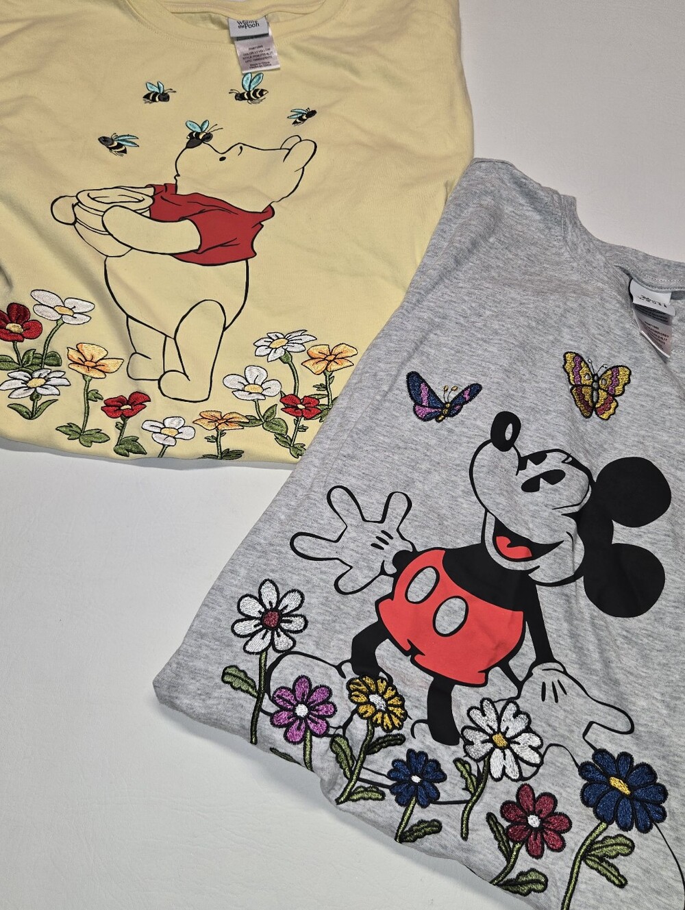 Disney Multicolor Garment Bag and Disney Shirts Womens XL Gray Mickey Yelllow